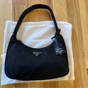 Prada Black Re-Edition Women's Tote